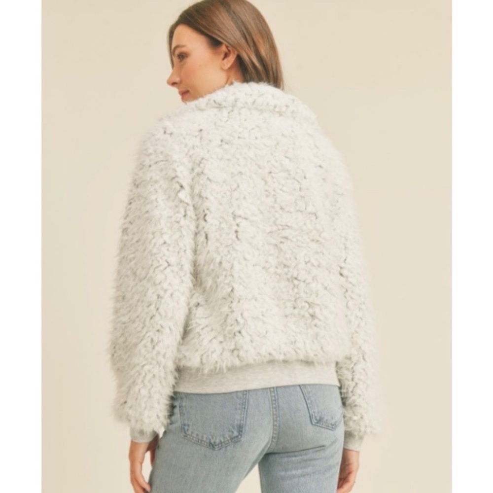 Just In//- Faux Fur bomber Jacket - Picture 10 of 15